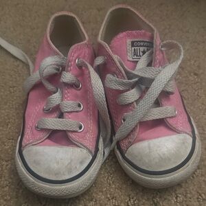 Converse Kids Sneakers in Pink and White